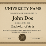 Certificate awarded to John Doe